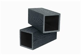 Столб опорный (125*125*2900 мм) 3D фактура дерева, PG, коллекция SINGARAJA, ДПК, цвет: Черный ejFij06hjsumUnvNuptTK1