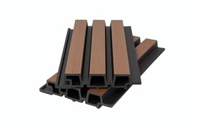 Фасадная панель брусковая двухцветная (33*165/138*3600 мм) 3D, CO-EXTRUSION, PG, коллекция NUSADUA, ДПК, толщина ПВХ - 0,7 мм, цвет: mix sand (песок) dEhV5g4cjMj4oeFv5JZZk0