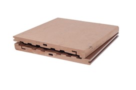 Ступень МАССИВ (20*320*2900 мм) BRUSHING MIX, PG, коллекция DENPASAR, ДПК, цвет: Светло-коричневый 0O-1vjnYgGhTMBW83bu6Y1