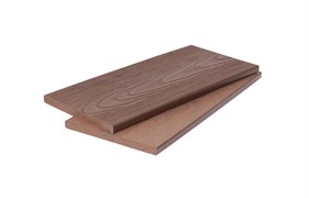 Универсальная доска/заборная двухсторонняя (11*140*2900 мм) 3D WOOD MIX+BRUSHING MIX, PG, коллекция DENPASAR, ДПК, цвет: Светло-коричневый DBtPV1hgi98OhLFcbutcX2